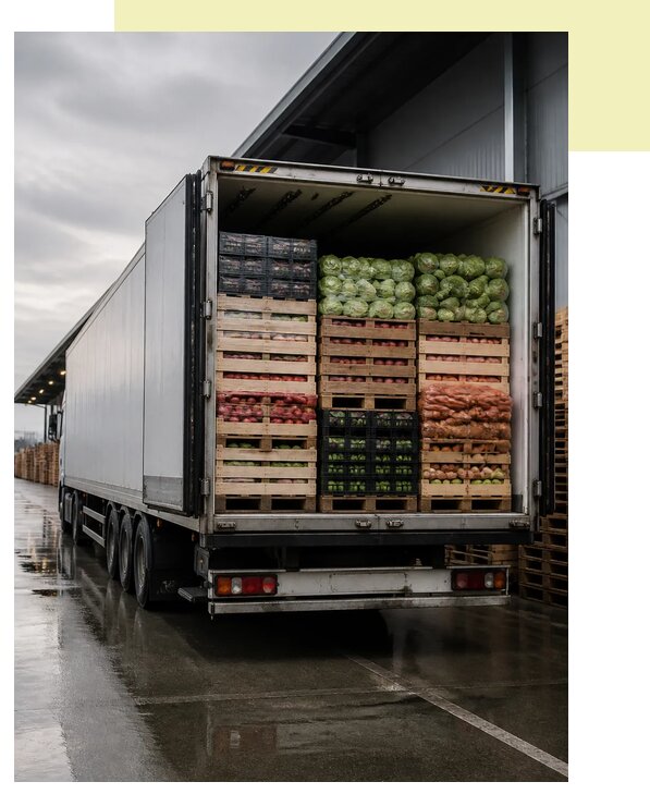 Перевозка плодоовощной продукции в Саров по цене от 5208 р. | Агросервис-Сро